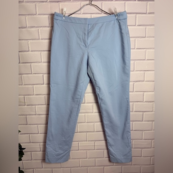 Calvin Klein high line Light Blue Trousers/size 10P - Picture 2 of 8